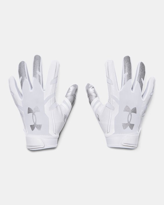 Men's UA F8 Football Gloves, White, pdpMainDesktop image number 0